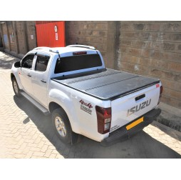 Aluminum Hard Tri Fold Tonneau Cover for Isuzu D-Max Double Cabin Pickup